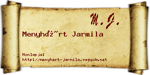 Menyhért Jarmila névjegykártya